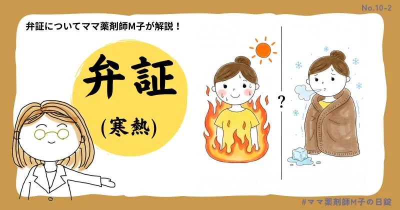 no10-2_Kanpo_sho__ママ薬剤師M子が漢方の弁証について解説_寒熱について
