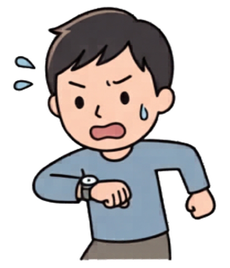 焦るパパ
